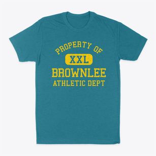 Brownlee Nebraska Athletic Dept Classic Dad T-Shirt