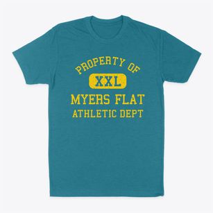 Myers Flat California Athletic Dept Classic Dad T-Shirt