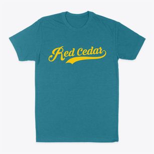 Red Cedar Wisconsin Vintage Team Classic Dad T-Shirt