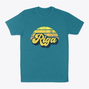 Riga New York Sublime Sunset Classic Dad T-Shirt