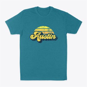 Austin Texas Sublime Sunset Classic Dad T-Shirt