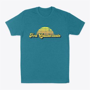 Fort Lauderdale Florida Sublime Sunset Classic Dad T-Shirt