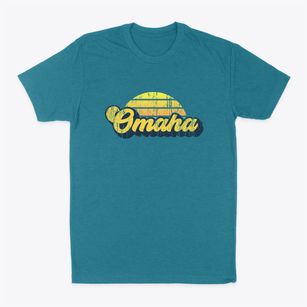 Omaha Nebraska Sublime Sunset Classic Dad T-Shirt