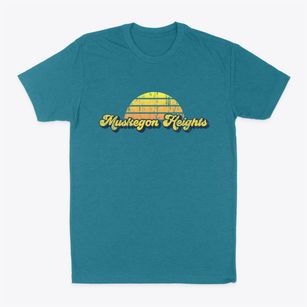 Muskegon Heights Michigan Sublime Sunset Classic Dad T-Shirt