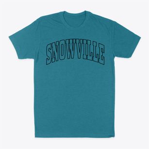 Snowville Utah Trendy Block Classic Dad T-Shirt