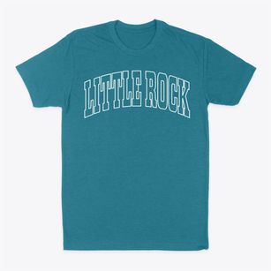 Little Rock Arkansas Trendy Block Classic Dad T-Shirt