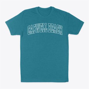 Caswell Beach North Carolina Trendy Block Classic Dad T-Shirt