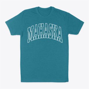 Mahaska Kansas Trendy Block Classic Dad T-Shirt