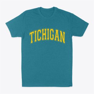 Tichigan Wisconsin Varsity Classic Dad T-Shirt