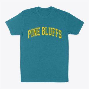 Pine Bluffs Wyoming Varsity Classic Dad T-Shirt