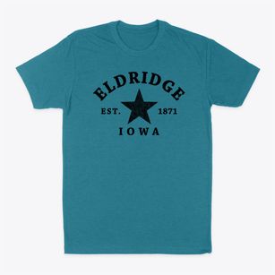 Eldridge Iowa Star Classic Dad T-Shirt