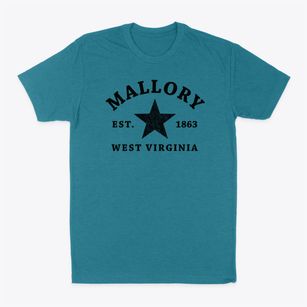 Mallory West Virginia Star Classic Dad T-Shirt