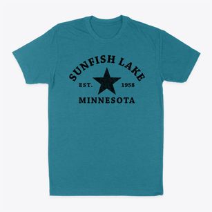 Sunfish Lake Minnesota Star Classic Dad T-Shirt