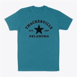 Thackerville Oklahoma Star Classic Dad T-Shirt
