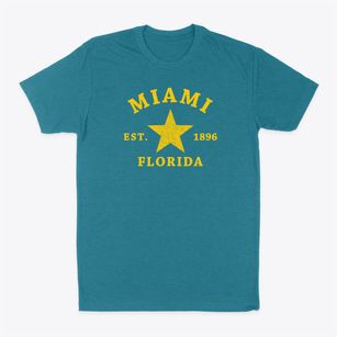 Miami Florida Star Classic Dad T-Shirt