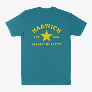 Harwich Massachusetts Star Classic Dad T-Shirt