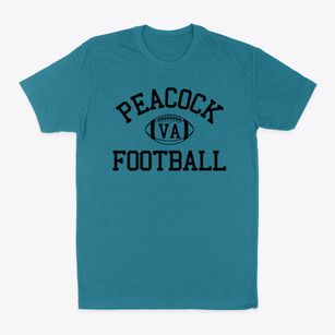 Peacock Virginia Football Classic Dad T-Shirt