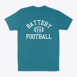 Battery Virginia Football Classic Dad T-Shirt