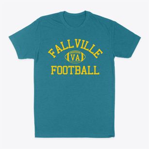 Fallville Virginia Football Classic Dad T-Shirt
