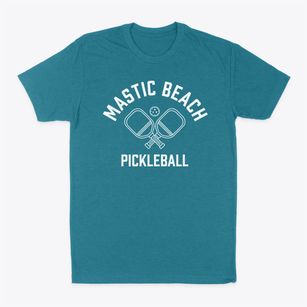 Mastic Beach New York Pickleball Classic Dad T-Shirt