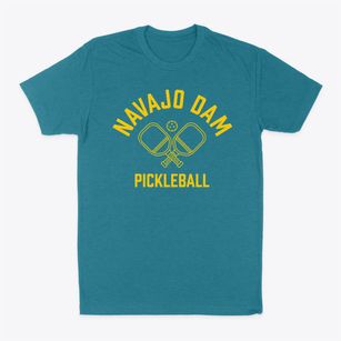 Navajo Dam New Mexico Pickleball Classic Dad T-Shirt