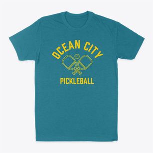 Ocean City New Jersey Pickleball Classic Dad T-Shirt