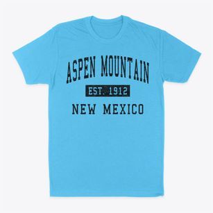 Aspen Mountain New Mexico Classic Established Classic Dad T-Shirt