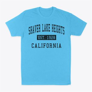 Shaver Lake Heights California Classic Established Classic Dad T-Shirt