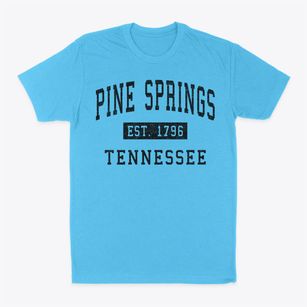 Pine Springs Tennessee Classic Established Classic Dad T-Shirt