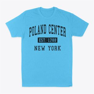 Poland Center New York Classic Established Classic Dad T-Shirt