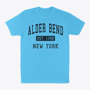 Alder Bend New York Classic Established Classic Dad T-Shirt
