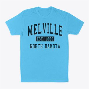 Melville North Dakota Classic Established Classic Dad T-Shirt