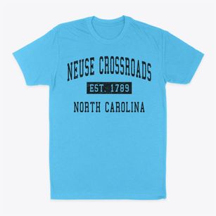 Neuse Crossroads North Carolina Classic Established Classic Dad T-Shirt