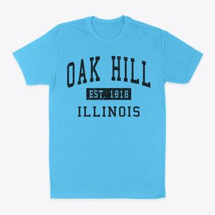 Oak Hill Illinois Classic Established Classic Dad T-Shirt