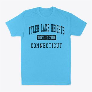 Tyler Lake Heights Connecticut Classic Established Classic Dad T-Shirt