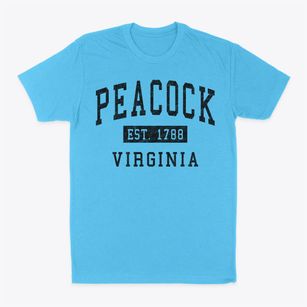 Peacock Virginia Classic Established Classic Dad T-Shirt