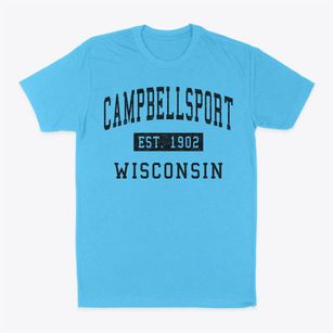 Campbellsport Wisconsin Classic Established Classic Dad T-Shirt