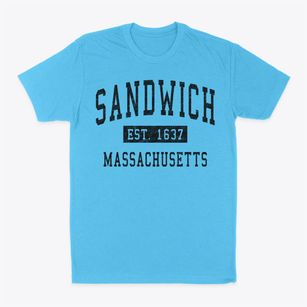Sandwich Massachusetts Classic Established Classic Dad T-Shirt