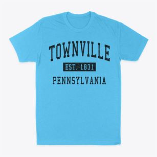 Townville Pennsylvania Classic Established Classic Dad T-Shirt