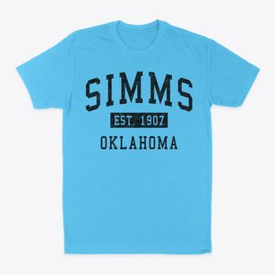 Simms Oklahoma Classic Established Classic Dad T-Shirt
