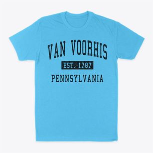 Van Voorhis Pennsylvania Classic Established Classic Dad T-Shirt