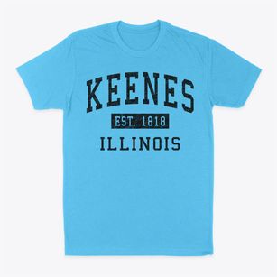 Keenes Illinois Classic Established Classic Dad T-Shirt