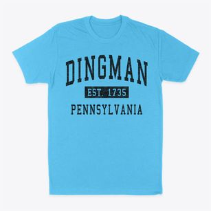 Dingman Pennsylvania Classic Established Classic Dad T-Shirt
