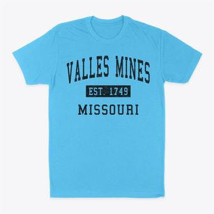 Valles Mines Missouri Classic Established Classic Dad T-Shirt