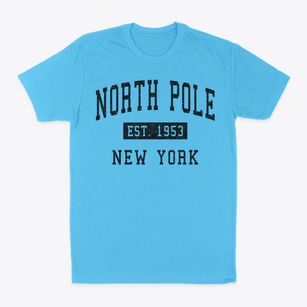 North Pole New York Classic Established Classic Dad T-Shirt