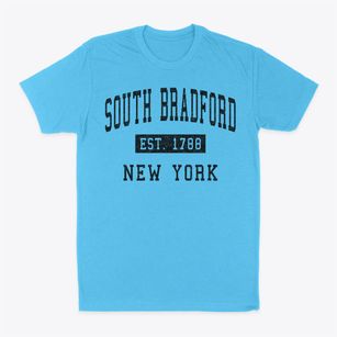 South Bradford New York Classic Established Classic Dad T-Shirt