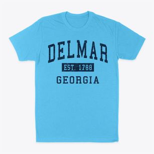 Delmar Georgia Classic Established Classic Dad T-Shirt