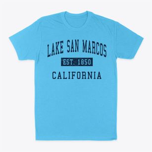 Lake San Marcos California Classic Established Classic Dad T-Shirt