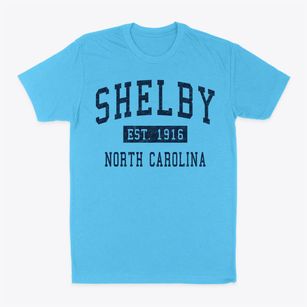 Shelby North Carolina Classic Established Classic Dad T-Shirt