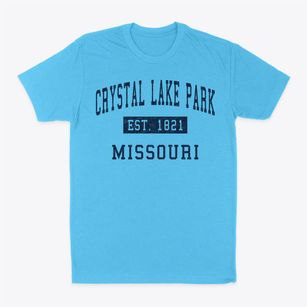 Crystal Lake Park Missouri Classic Established Classic Dad T-Shirt